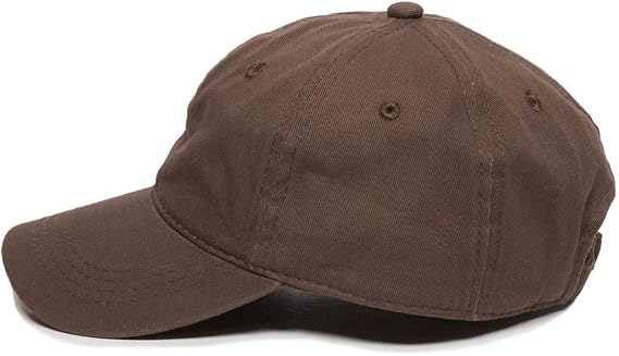 Baseball cap with cotton embroidery, adjustable