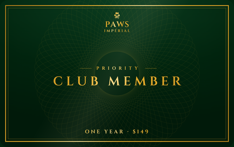 Paws Imperial Club membership card