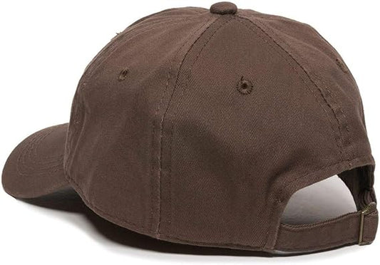 Baseball cap with cotton embroidery, adjustable