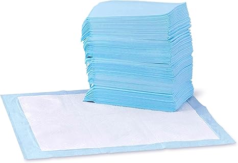 Amazon Basics Dog and Puppy Pee Pads, 5-Layer Leak-Proof Super Absorbent, Quick-