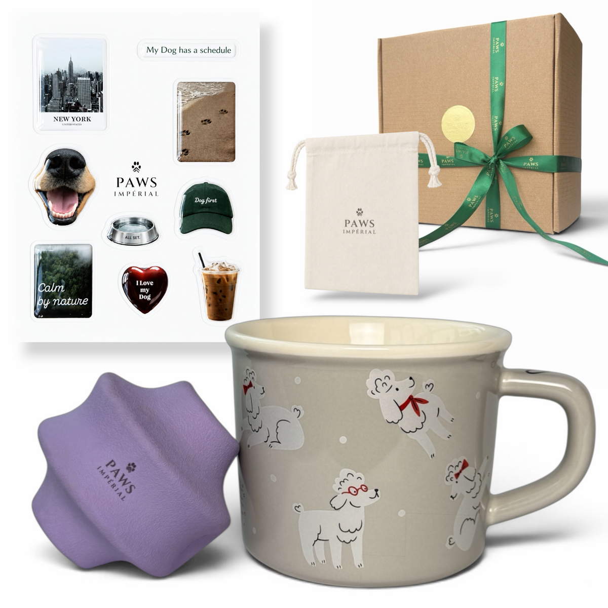Purple Smoke Box by Paws Impérial — what is inside the gift box