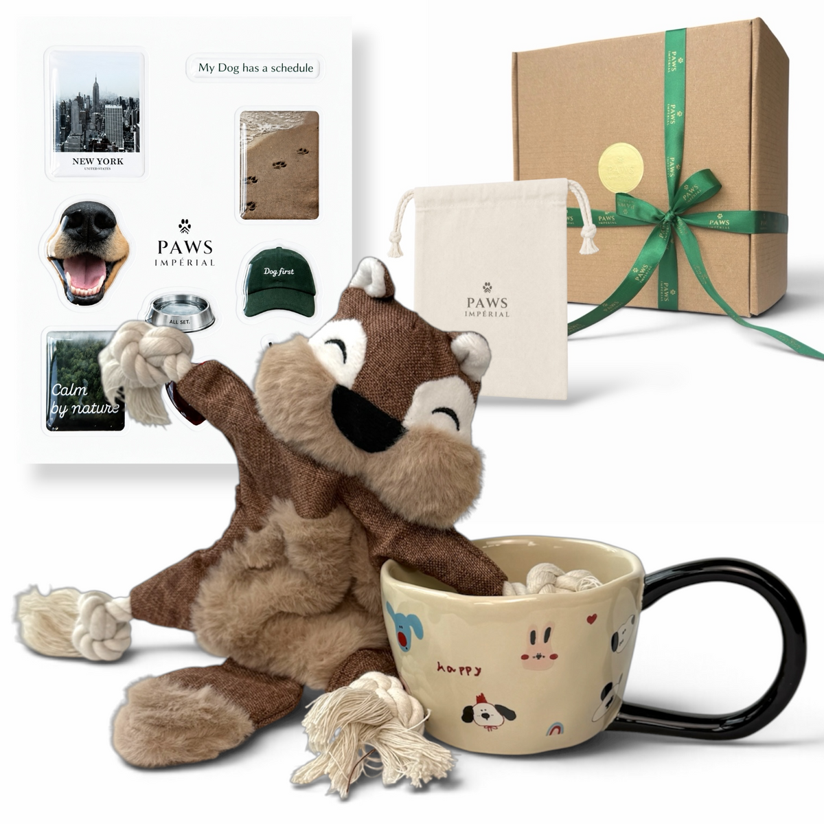 Squirrel Social Box by Paws Impérial — what is inside the gift box