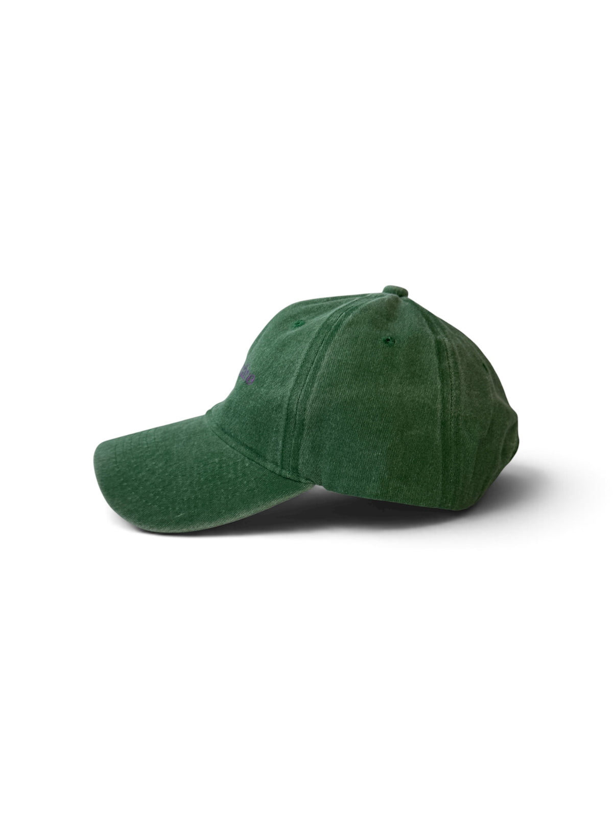 100% dopamine Washed Cotton Cap — Green and Purple — photo 8