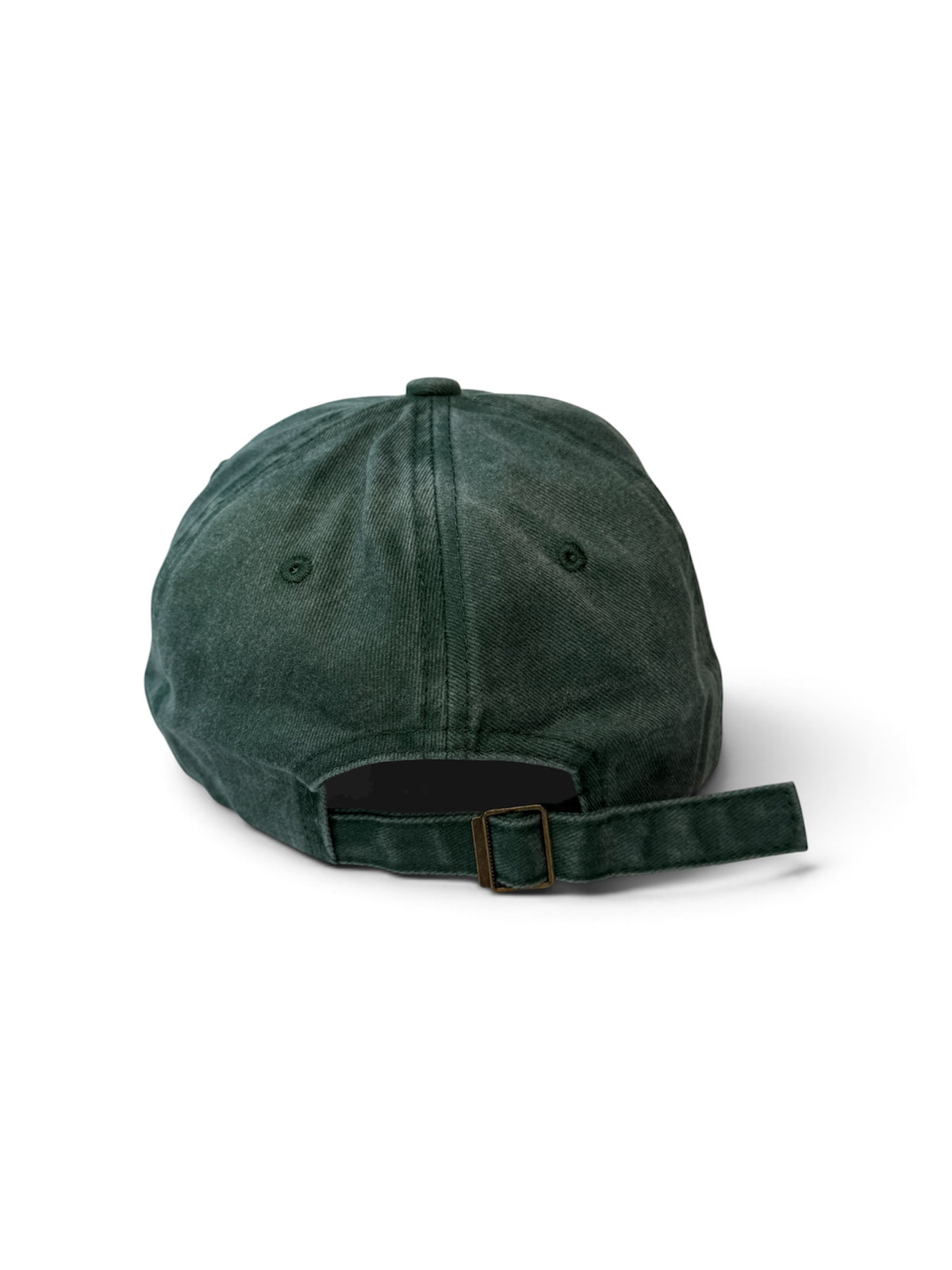 adventure Washed Cotton Cap — Green and Orange — photo 5