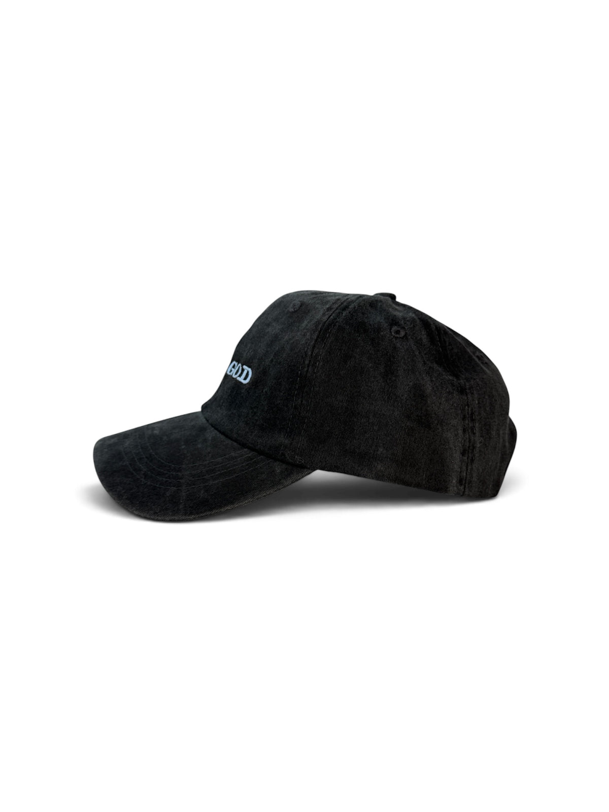 DOGGOD Washed Cotton Cap — Black and Blue — photo 5