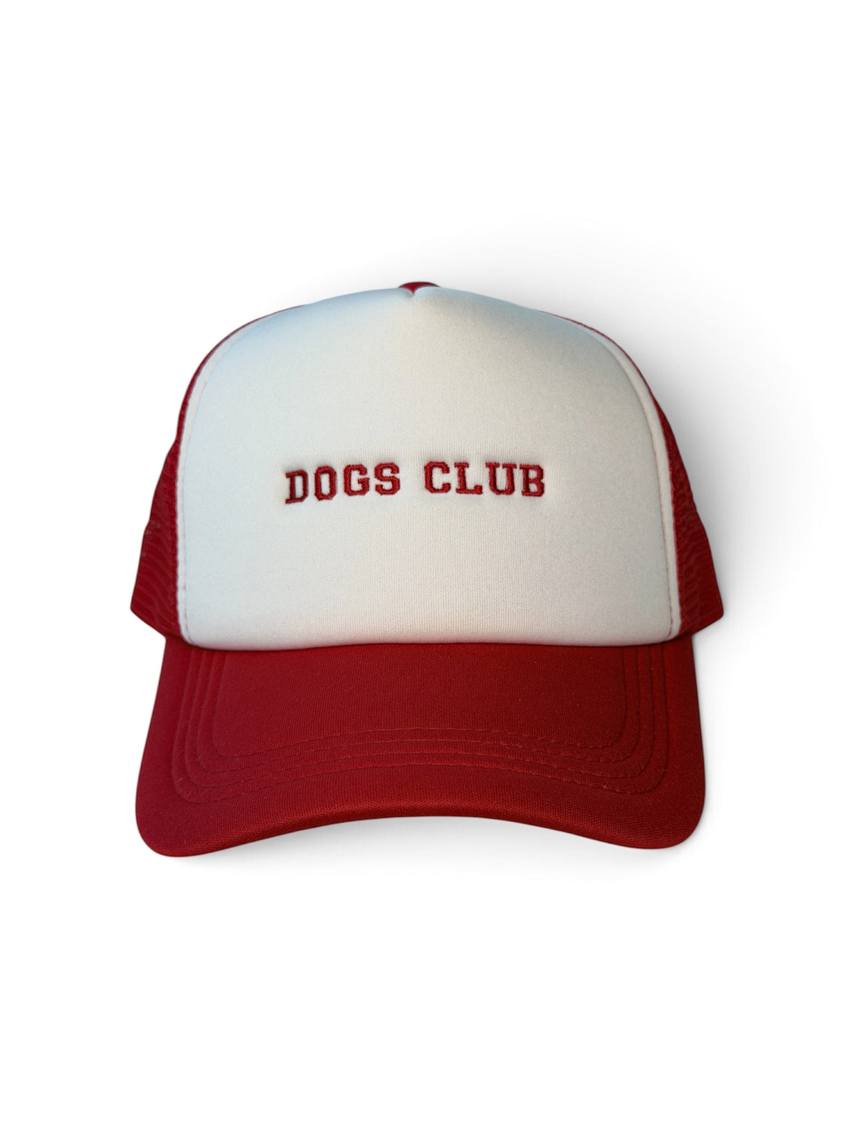 DOGS CLUB Trucker Cap — Red — photo 3
