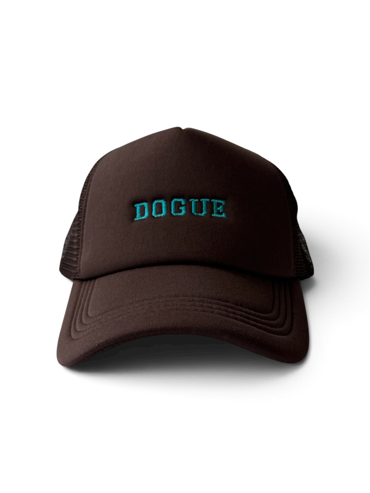 DOGUE Trucker Cap — Brown and Teal — photo 3