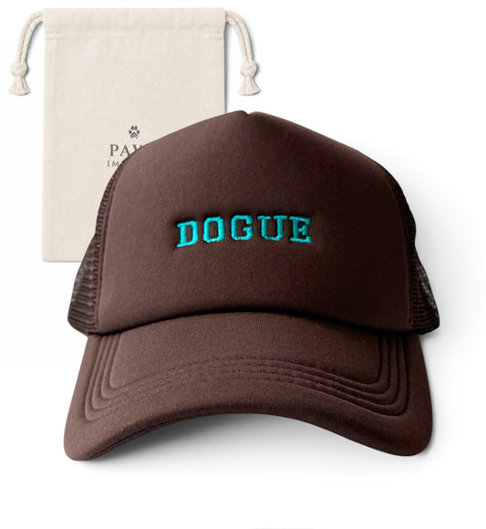 DOGUE Trucker Cap — Brown and Teal by Paws Impérial