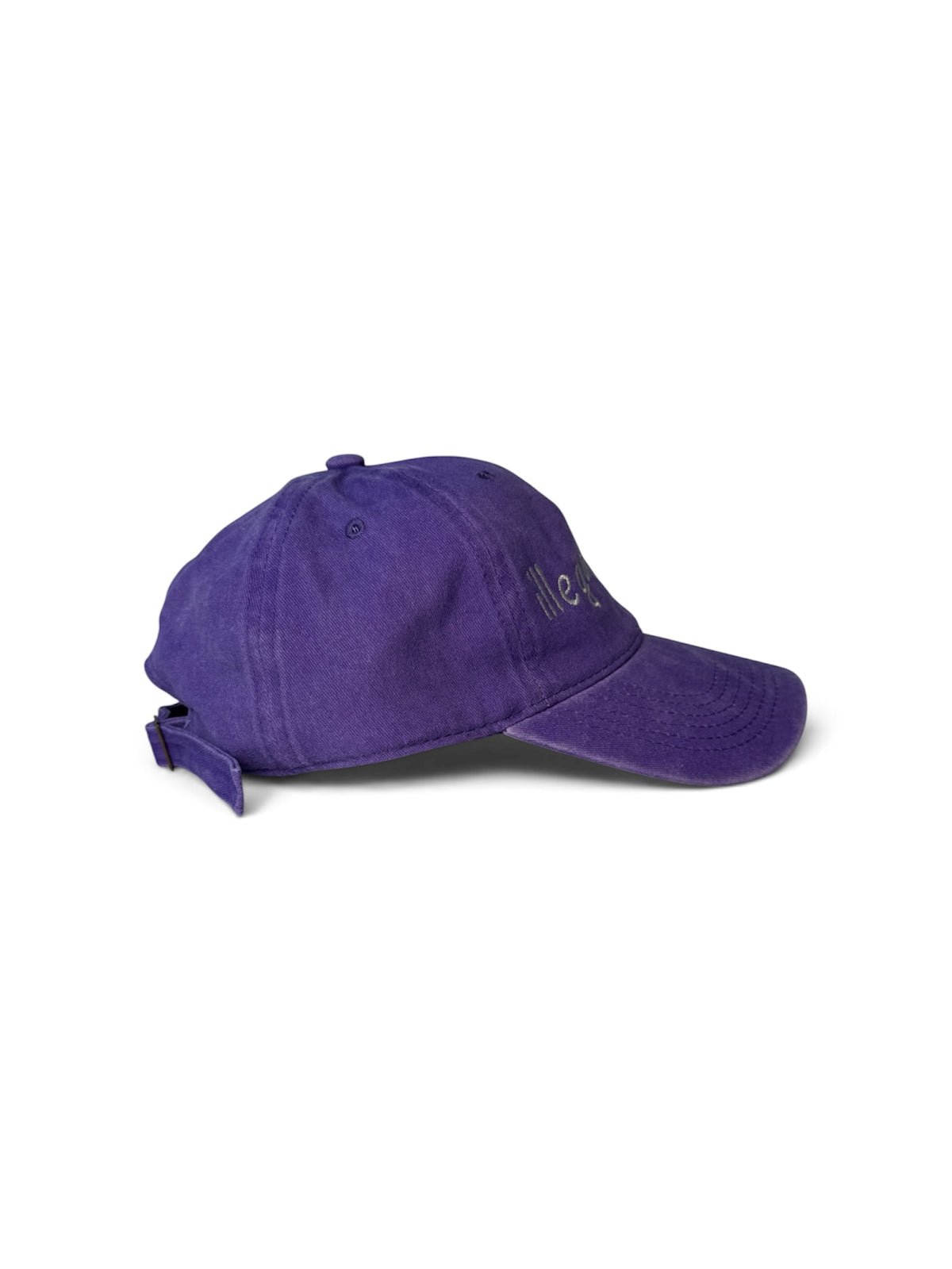 illegally cute Washed Cotton Cap — Purple and Grey — photo 4