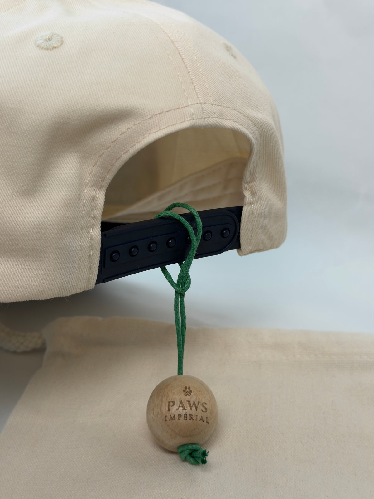 PAW Two-Tone Cotton Cap — Blue and Cream — photo 2