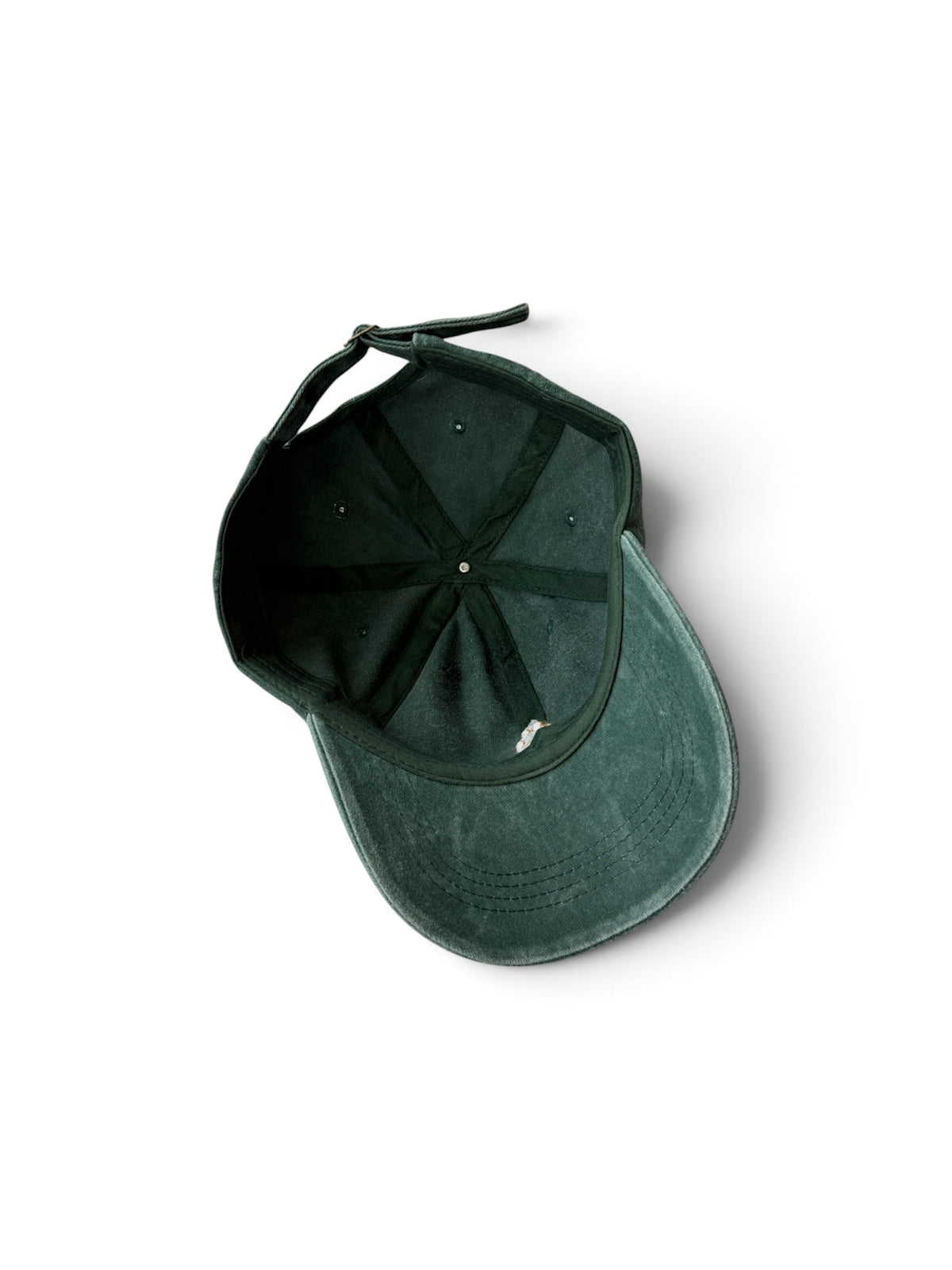 Paw Washed Cotton Cap — Green and Gold — photo 8