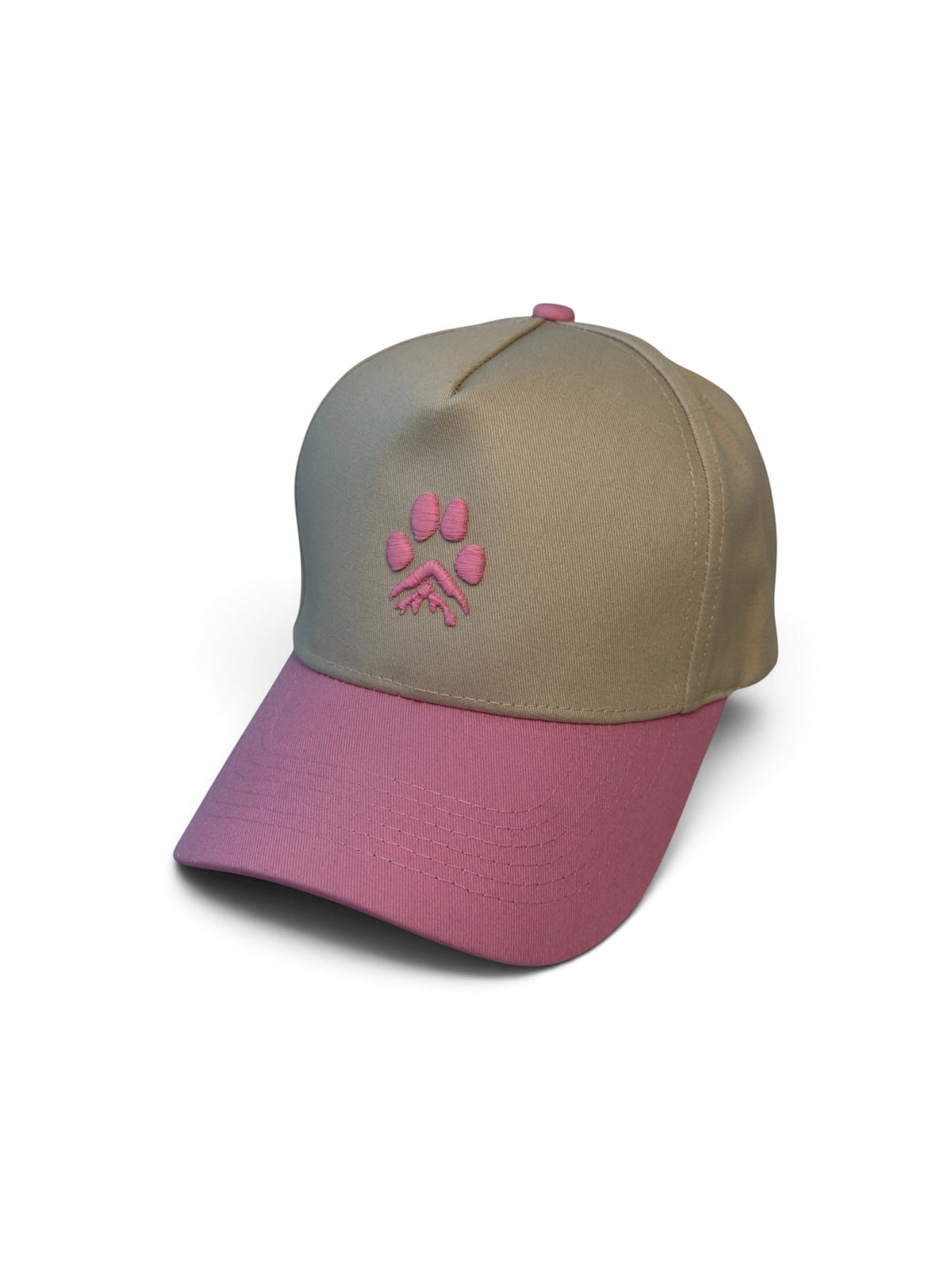 PAW Two-Tone Cotton Cap, pink and cream — photo 1