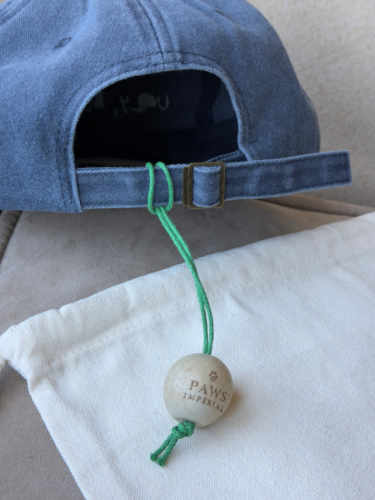 UGLY BUT NICE Washed Cotton Cap — Dark and Blue — photo 2