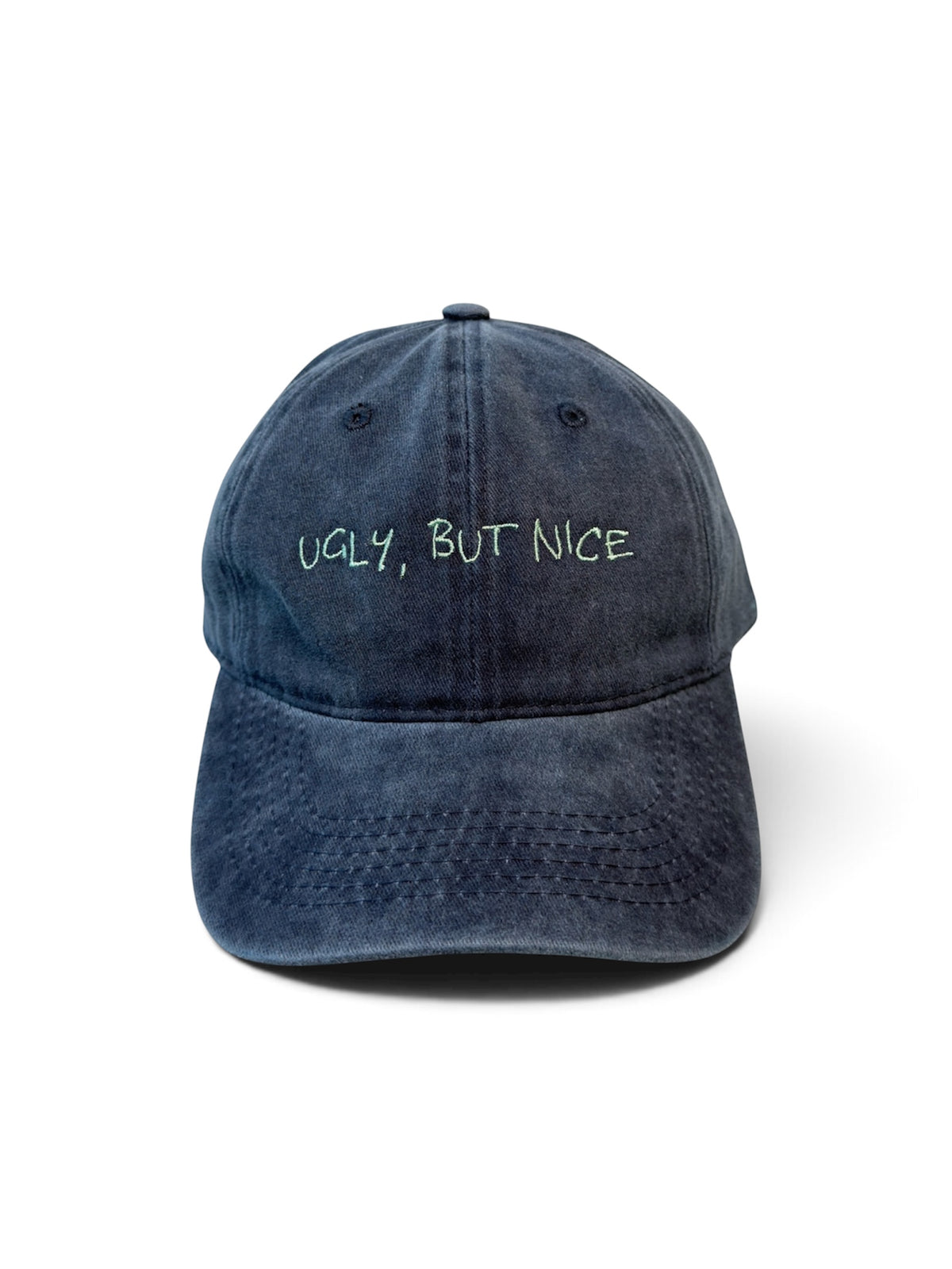 UGLY BUT NICE Washed Cotton Cap — Dark and Blue — photo 3