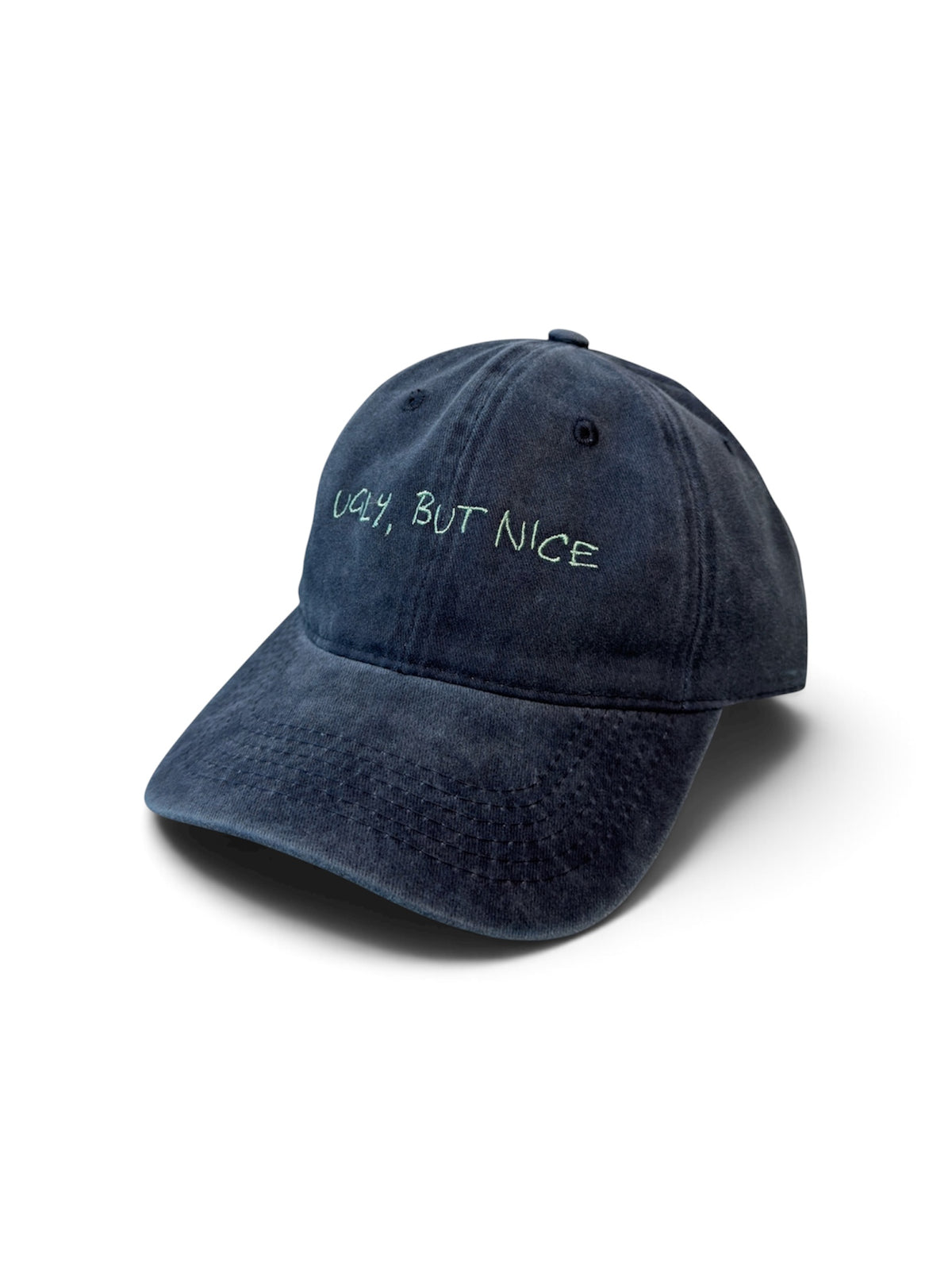 UGLY BUT NICE Washed Cotton Cap — Dark and Blue — photo 5
