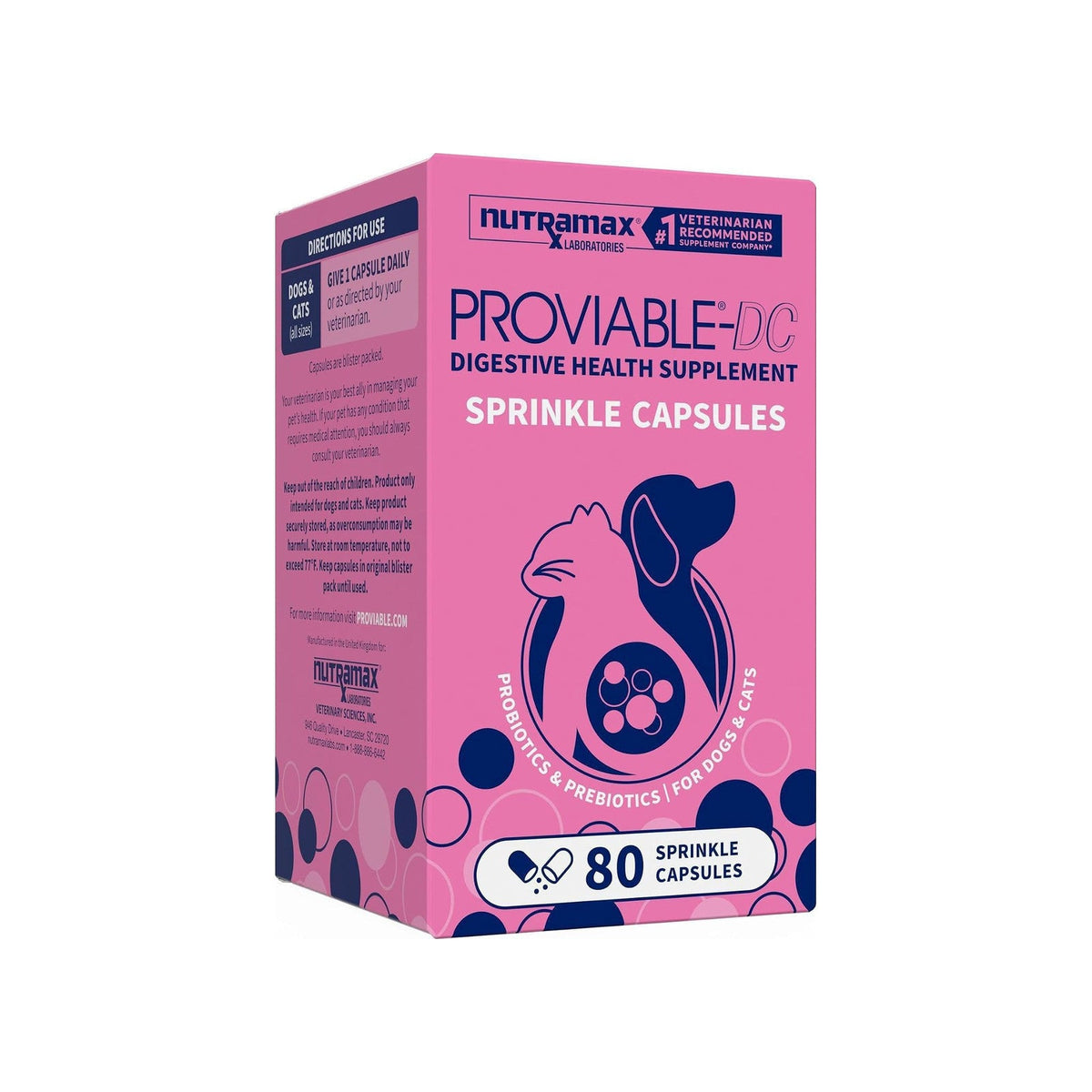 Nutramax Proviable Probiotic, 80 ct