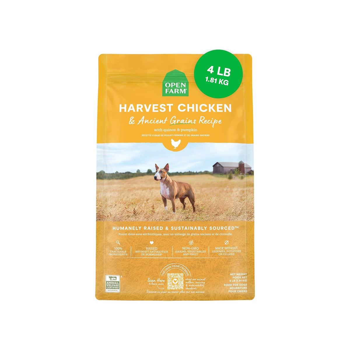 Open Farm Ancient Grains Chicken, 4 lb