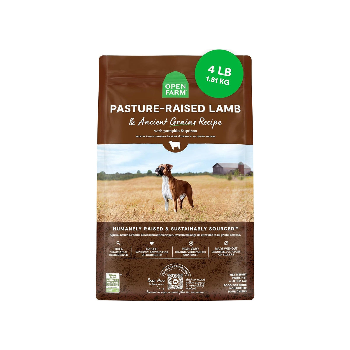 Open Farm Ancient Grains Lamb, 4 lb