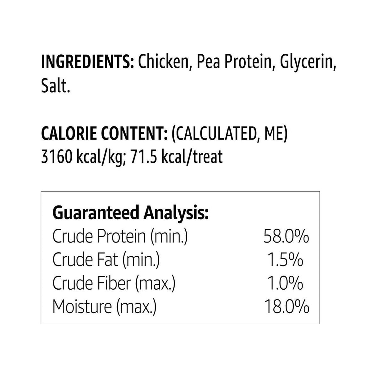 Solimo Chicken Jerky, 2 lb