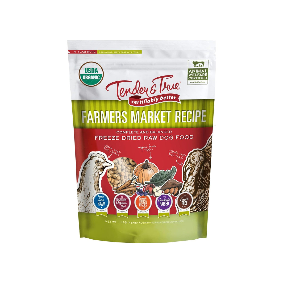 Tender and True Freeze-Dried Raw, 1 lb