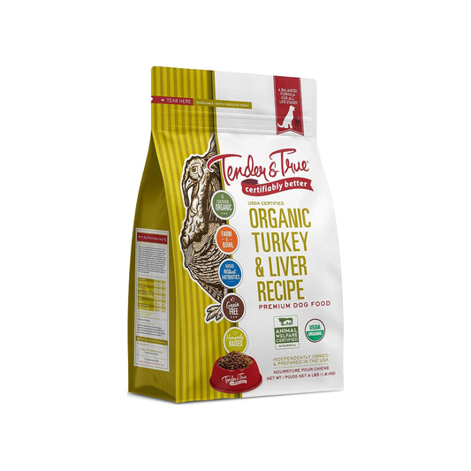 Tender and True Organic Turkey and Liver, 4 lb