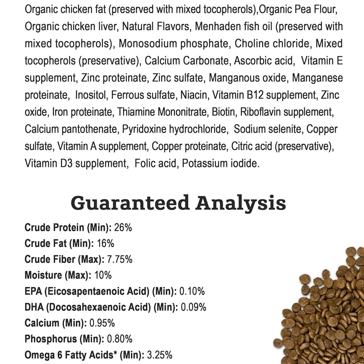 Tender and True Organic Turkey and Liver, 4 lb