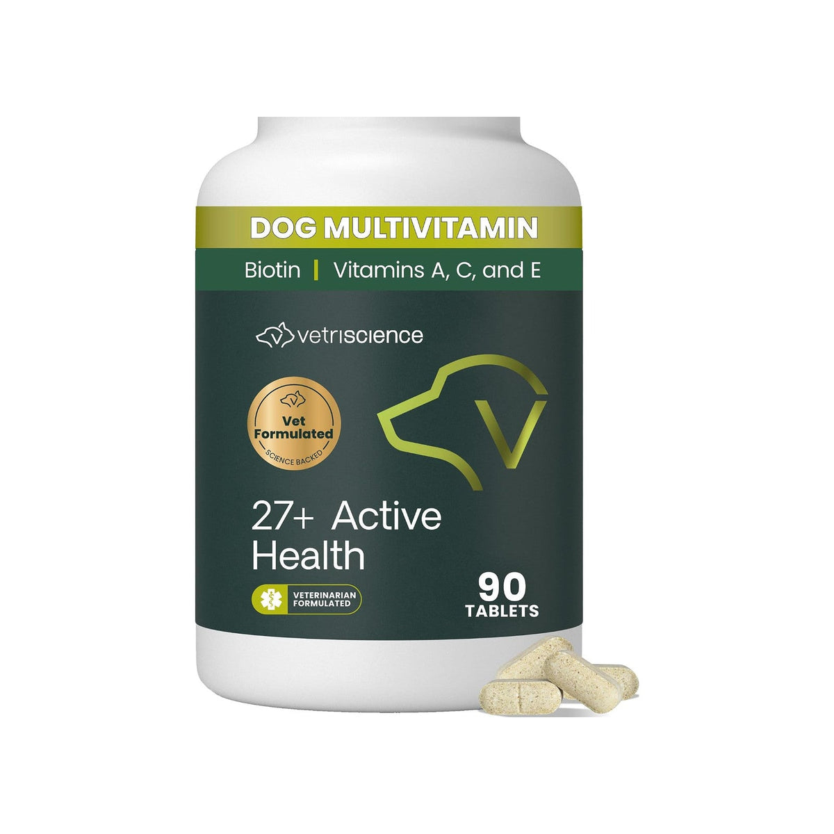 VetriScience 27+ Active Health, 90 ct