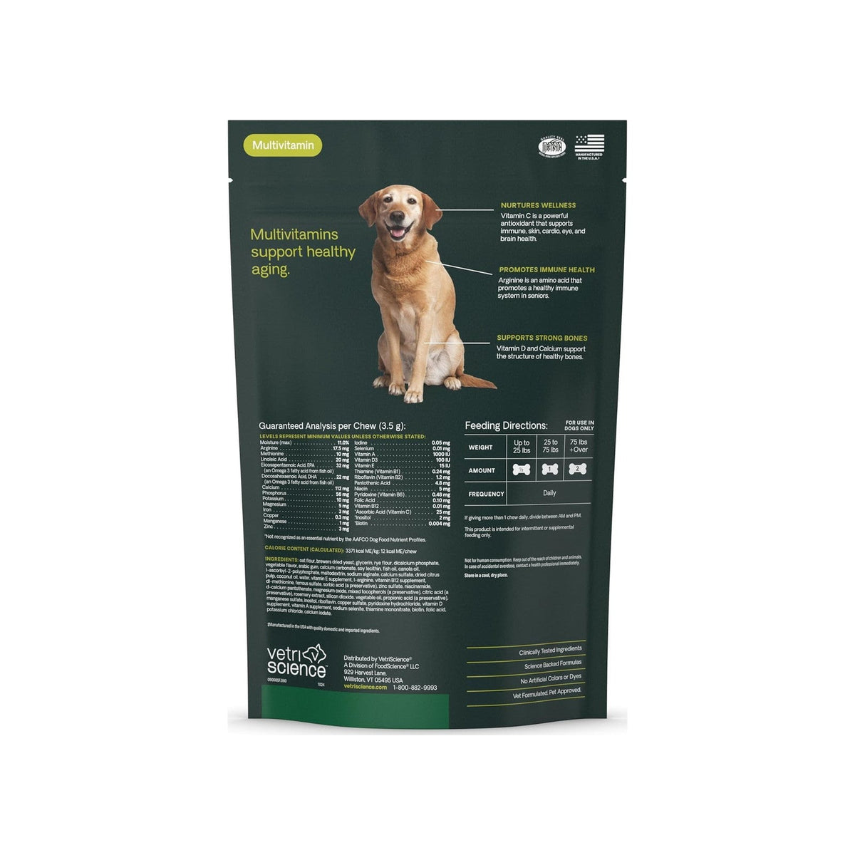 VetriScience Senior 27+, 60 chews