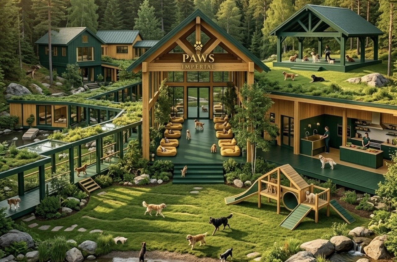 Concept render of the resort lodge